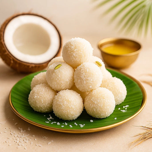 Karvi Mithaas Premium Coconut Laddu – 200g Fresh Pack