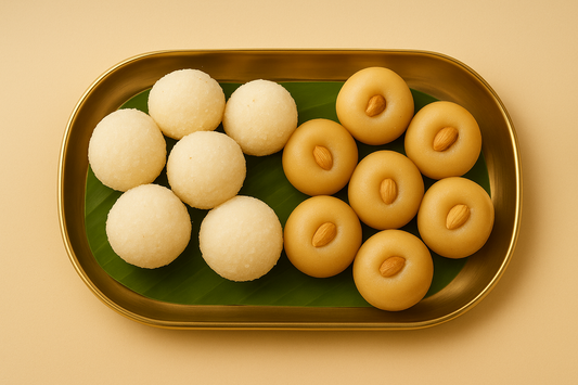 Karvi Mithaas Premium Combo Gift Box – Coconut & Milk Made Laddu | 450g Festive Pack