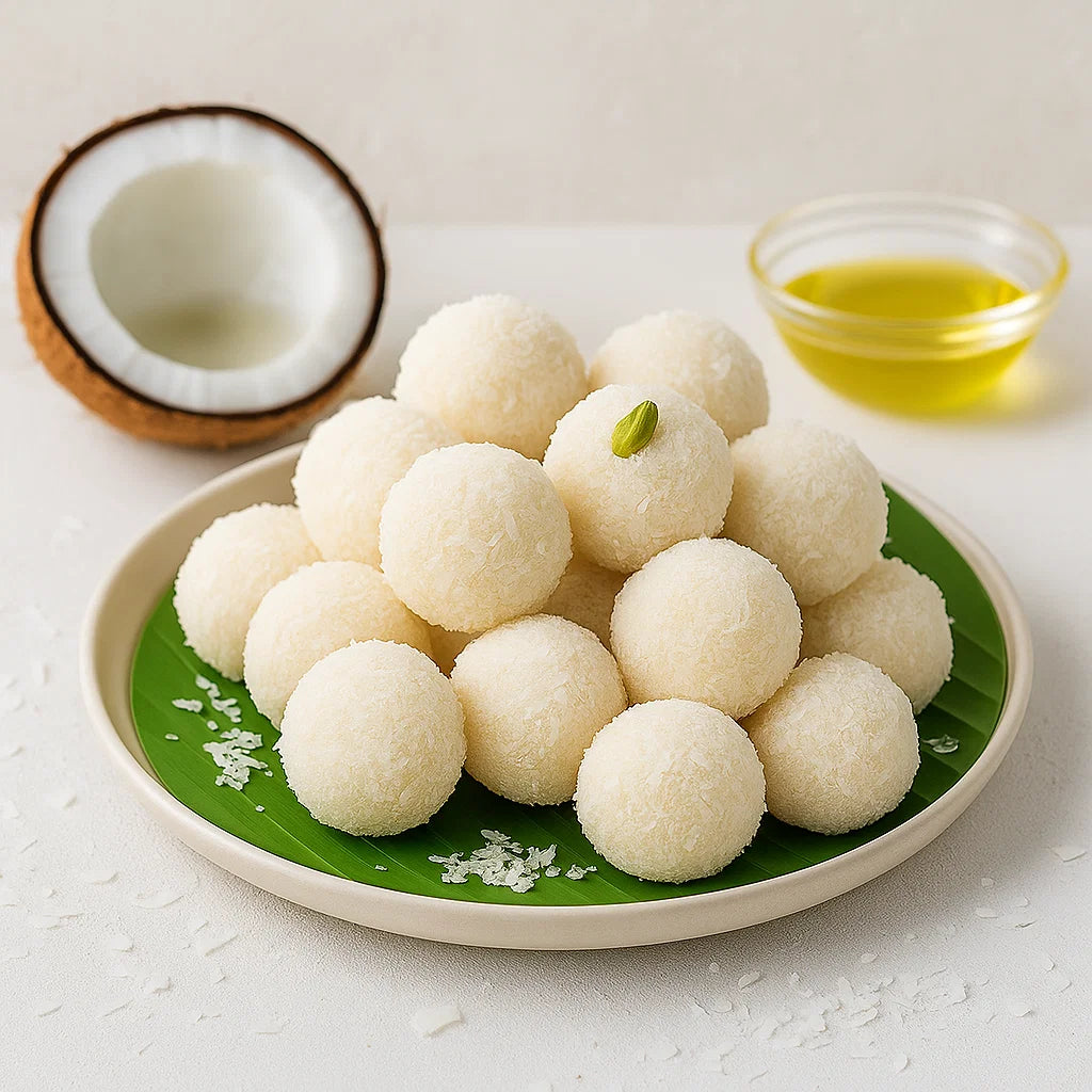 Karvi Mithaas Premium Coconut Laddu – 200g Fresh Pack