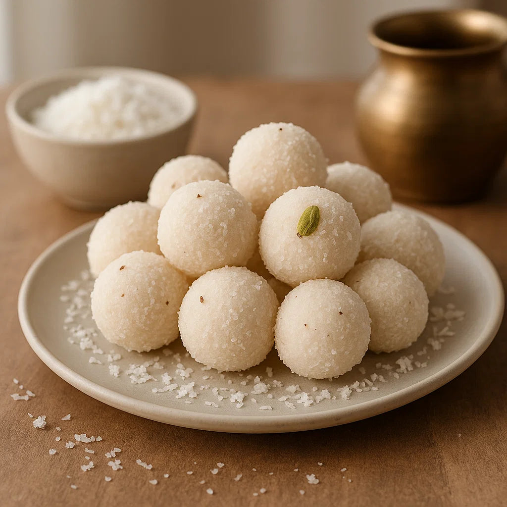 Karvi Mithaas Premium Coconut Laddu – 200g Fresh Pack
